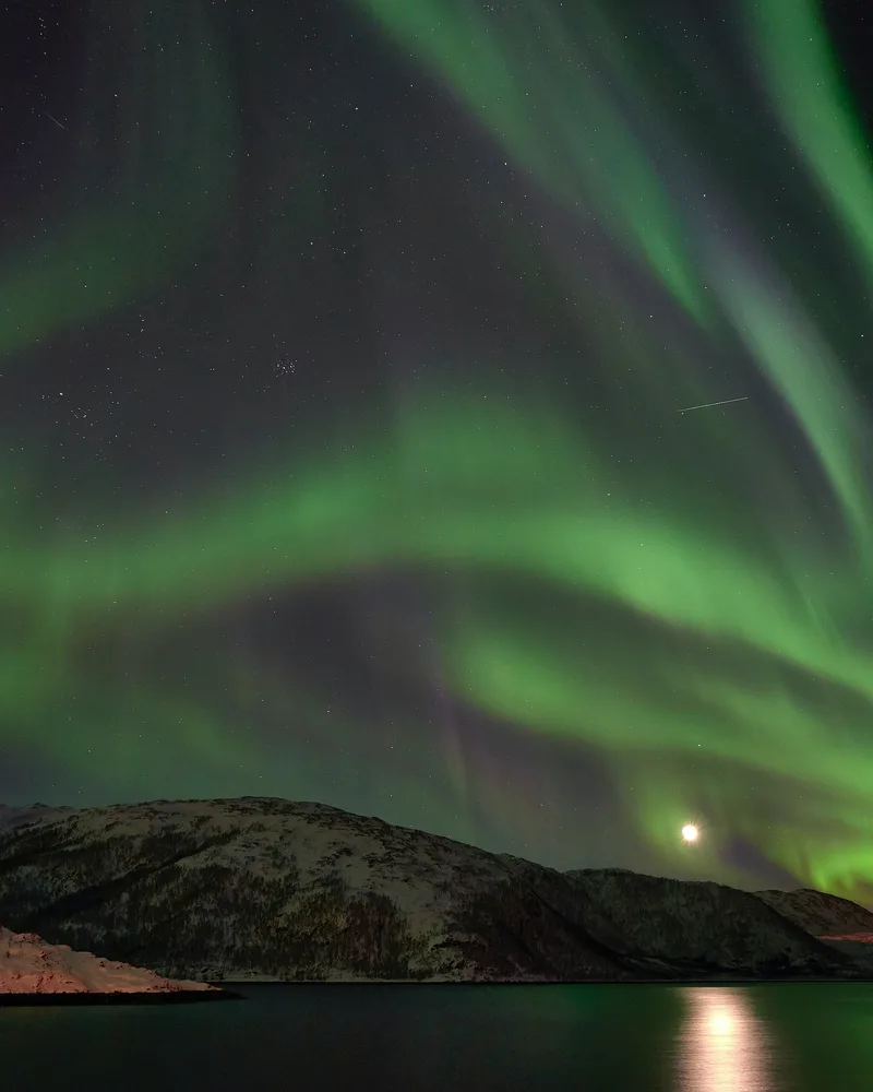 Northern Lights at Lauklines, Kvaloya, Troms, Norway